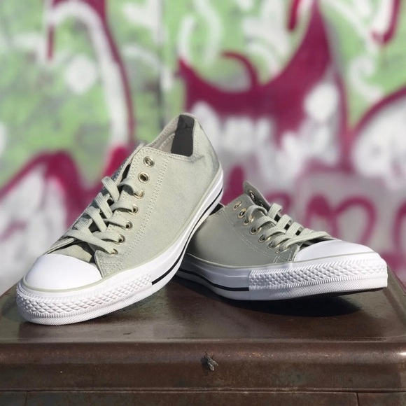 Converse CTAS OX Boardwalk Surplus Green Sneakers - Picture 9 of 9